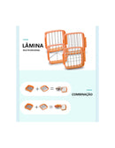 Mandolina de Cozinha 5 Lâminas
